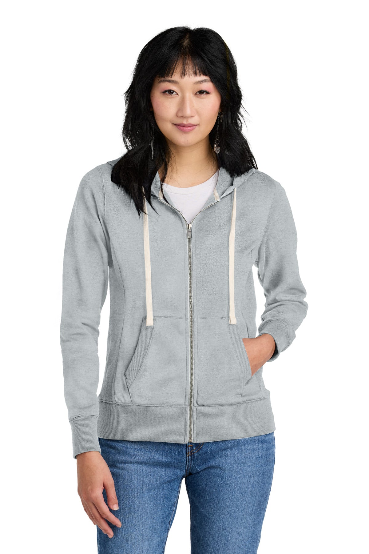 District® Women's Re-Fleece™Full-Zip Hoodie DT8103