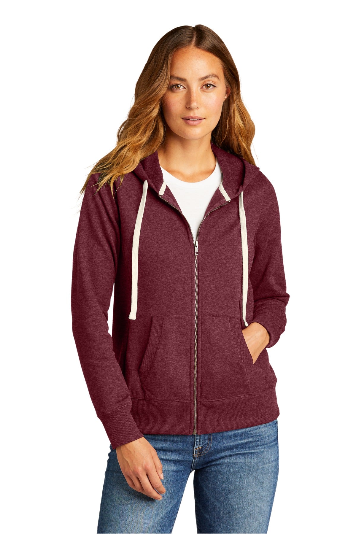 District® Women's Re-Fleece™Full-Zip Hoodie DT8103