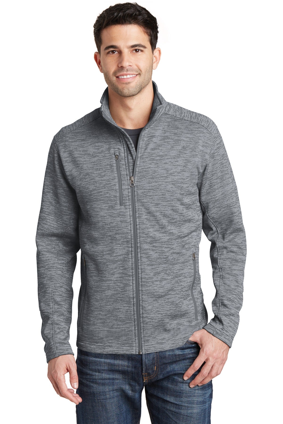 Port Authority® Digi Stripe Fleece Jacket. F231