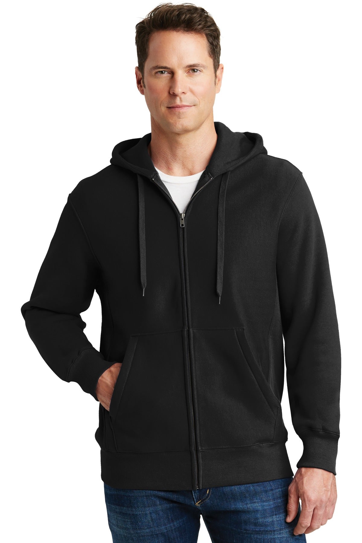 Sport-Tek® Super Heavyweight Full-Zip Hooded Sweatshirt.  F282