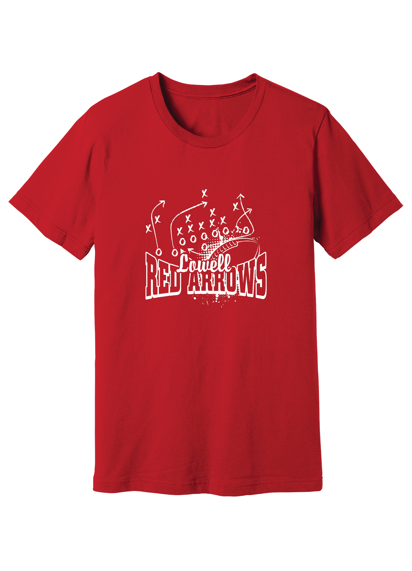 Lowell Red Arrows Football 11 T-Shirt