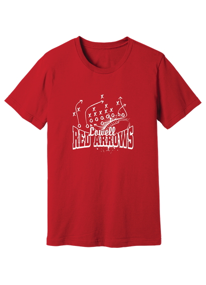 Lowell Red Arrows Football 11 T-Shirt