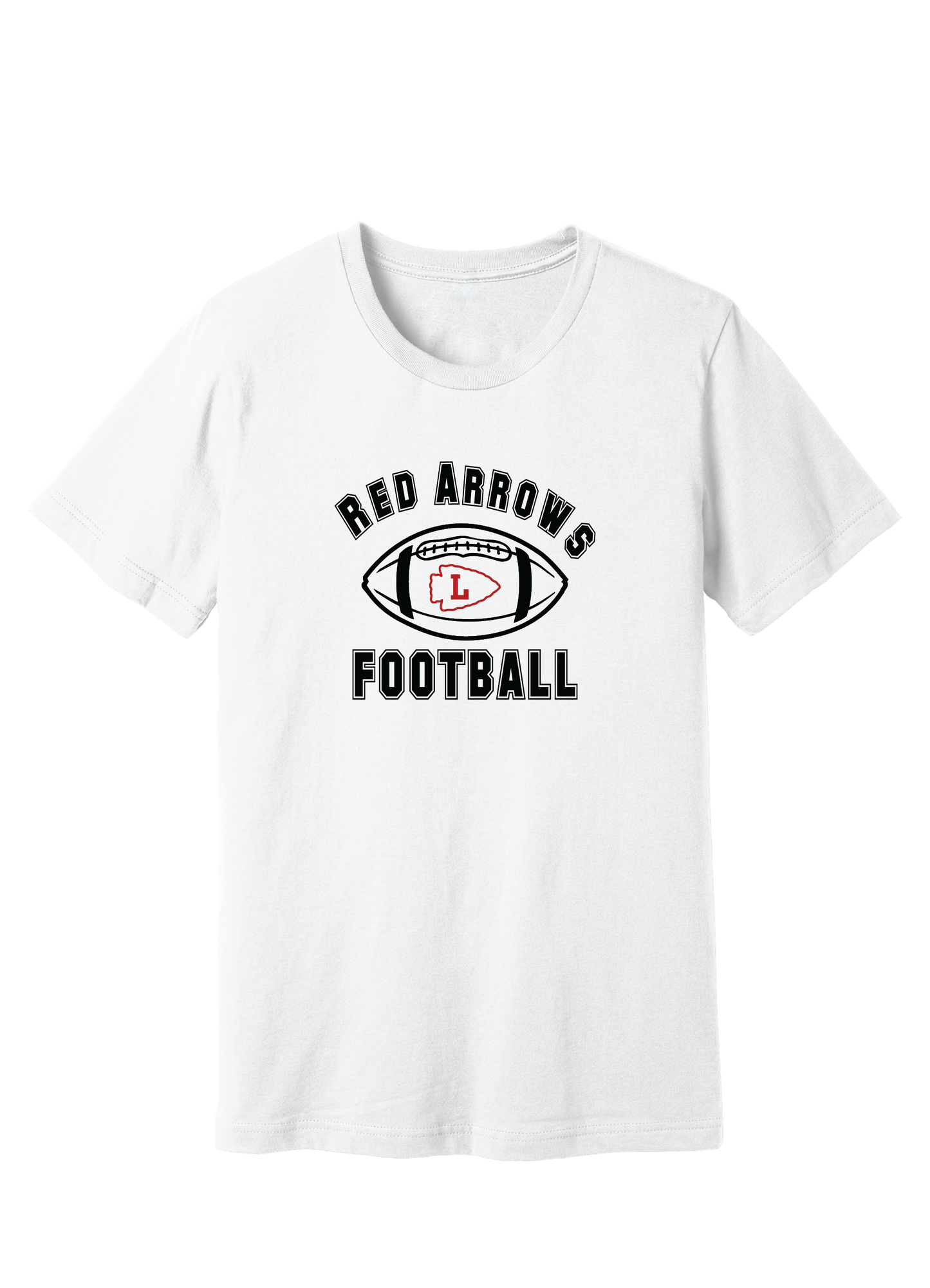 Lowell Red Arrow Football 2 T-Shirt