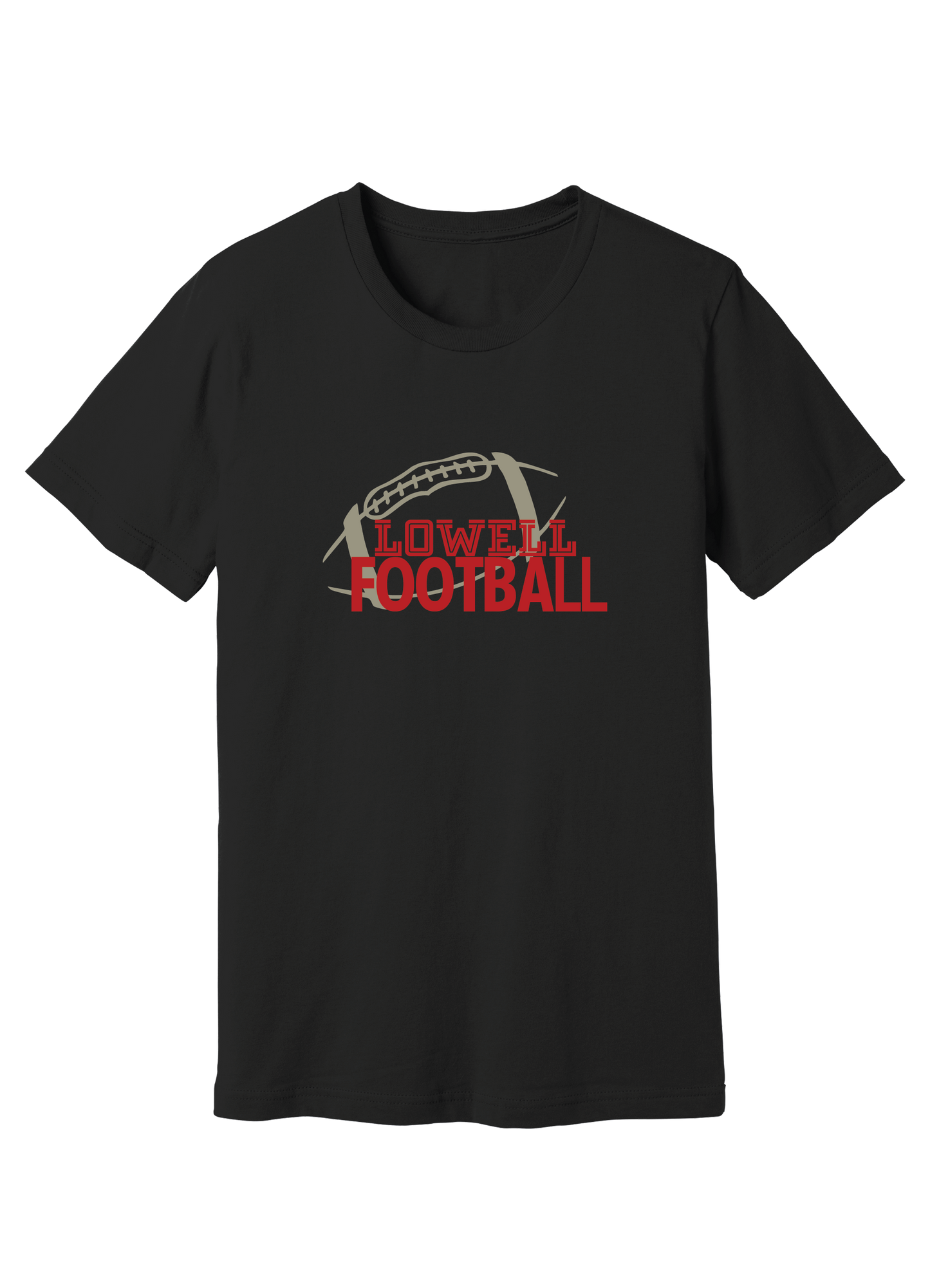 Lowell Red Arrow Football 4 T-Shirt