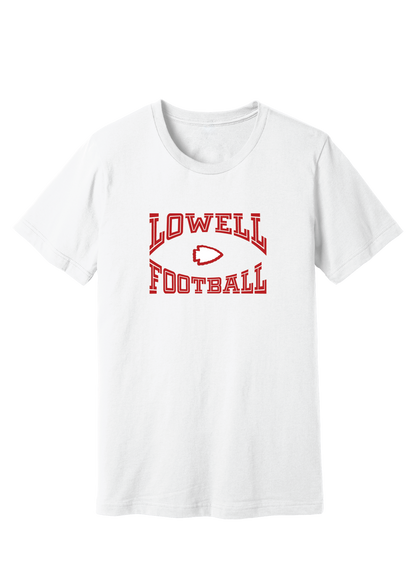 Lowell Red Arrow Football 5 T-Shirt