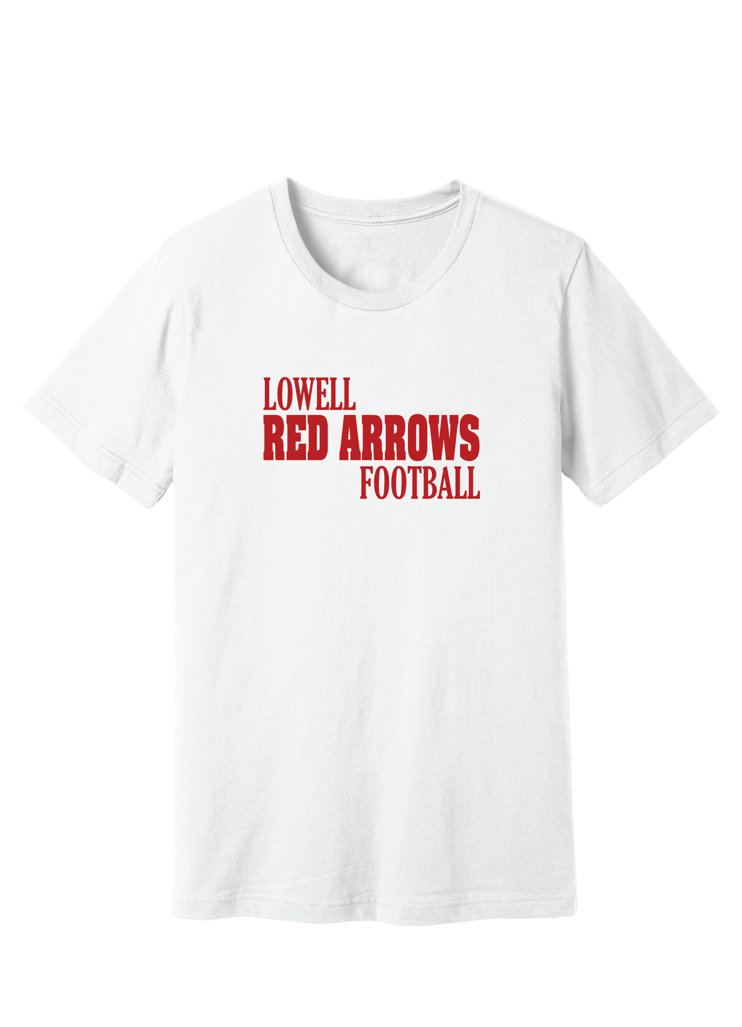 Lowell Red Arrow Football 7 T-Shirt