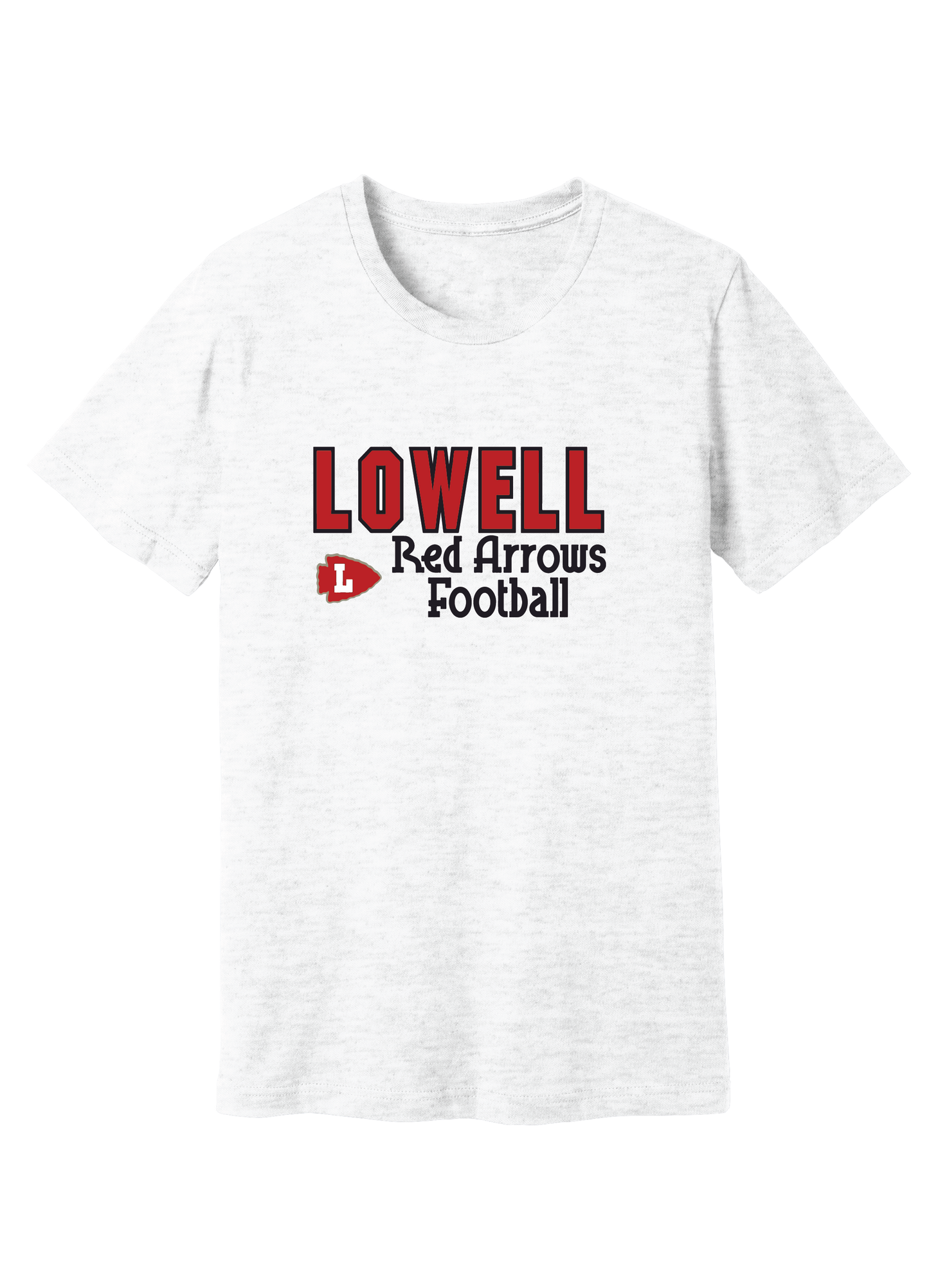 Lowell Red Arrow Football 8 T-Shirt