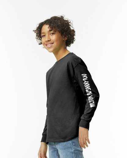 Youth Milton Bushido-Ryu Long Sleeve Tee Black