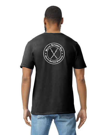 Adult Milton Bushido-Ryu Black Tee Flag Sleeve