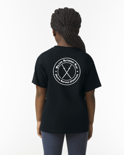 Youth Milton Bushido-Ryu Black Tee