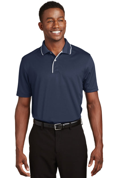 Sport-Tek® Dri-Mesh® Polo with Tipped Collar and Piping.  K467