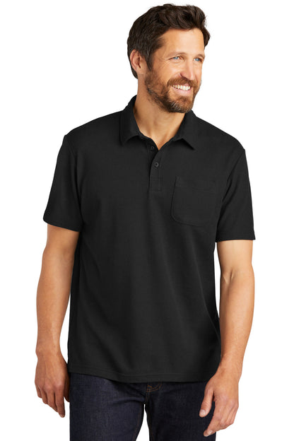 Port Authority® C-FREE® Cotton Blend Pique Pocket Polo K868