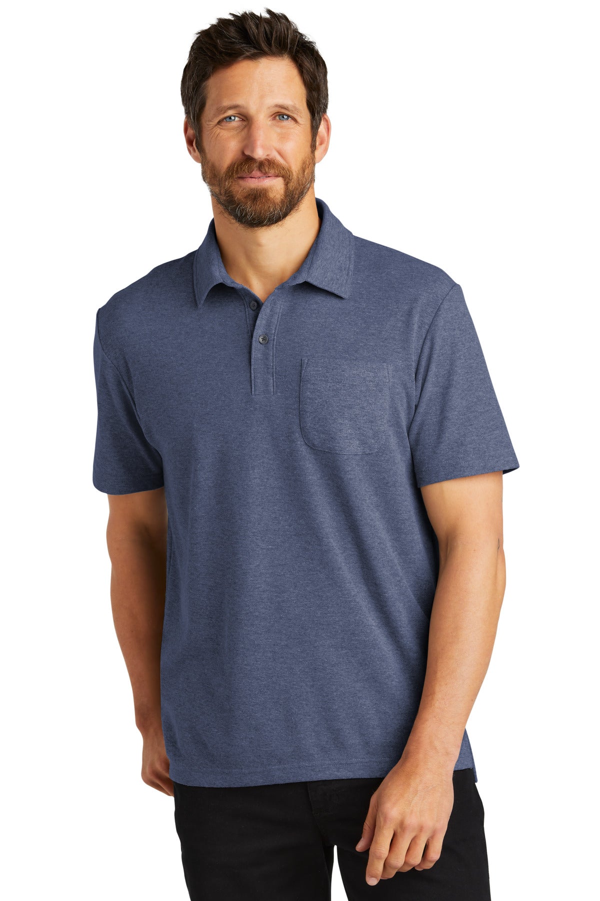 Port Authority ®  C-FREE ®  Cotton Blend Pique Pocket Polo K868