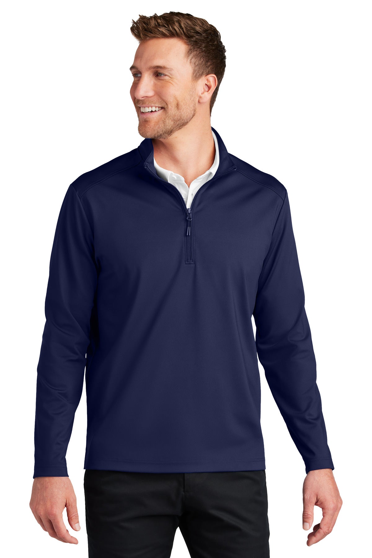 Port Authority® C-FREE® Double Knit 1/4-Zip K880