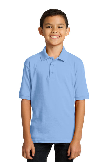 Port & Company® Youth Core Blend Jersey Knit Polo. KP55Y