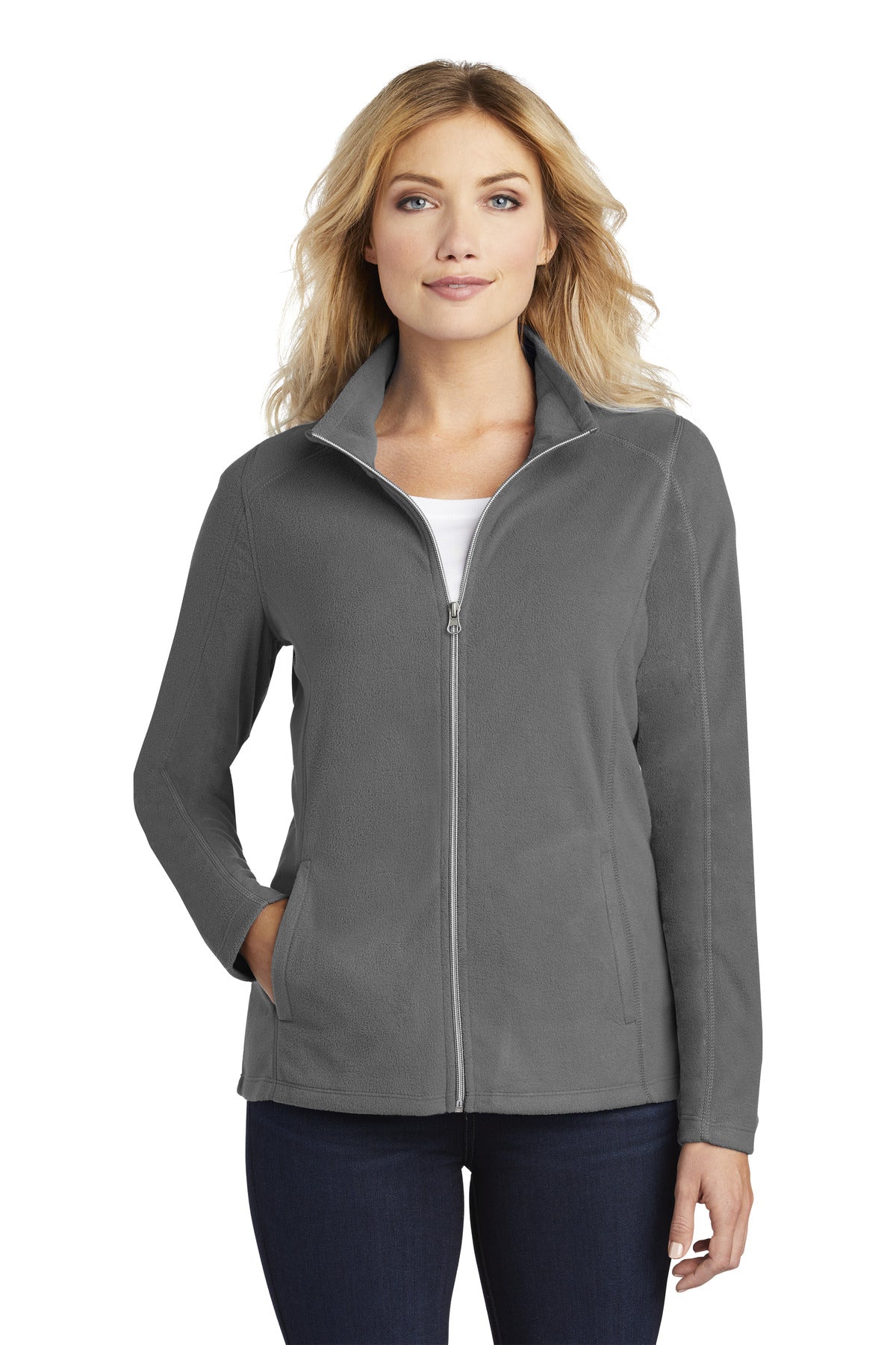 Port Authority® Ladies Microfleece Jacket. L223