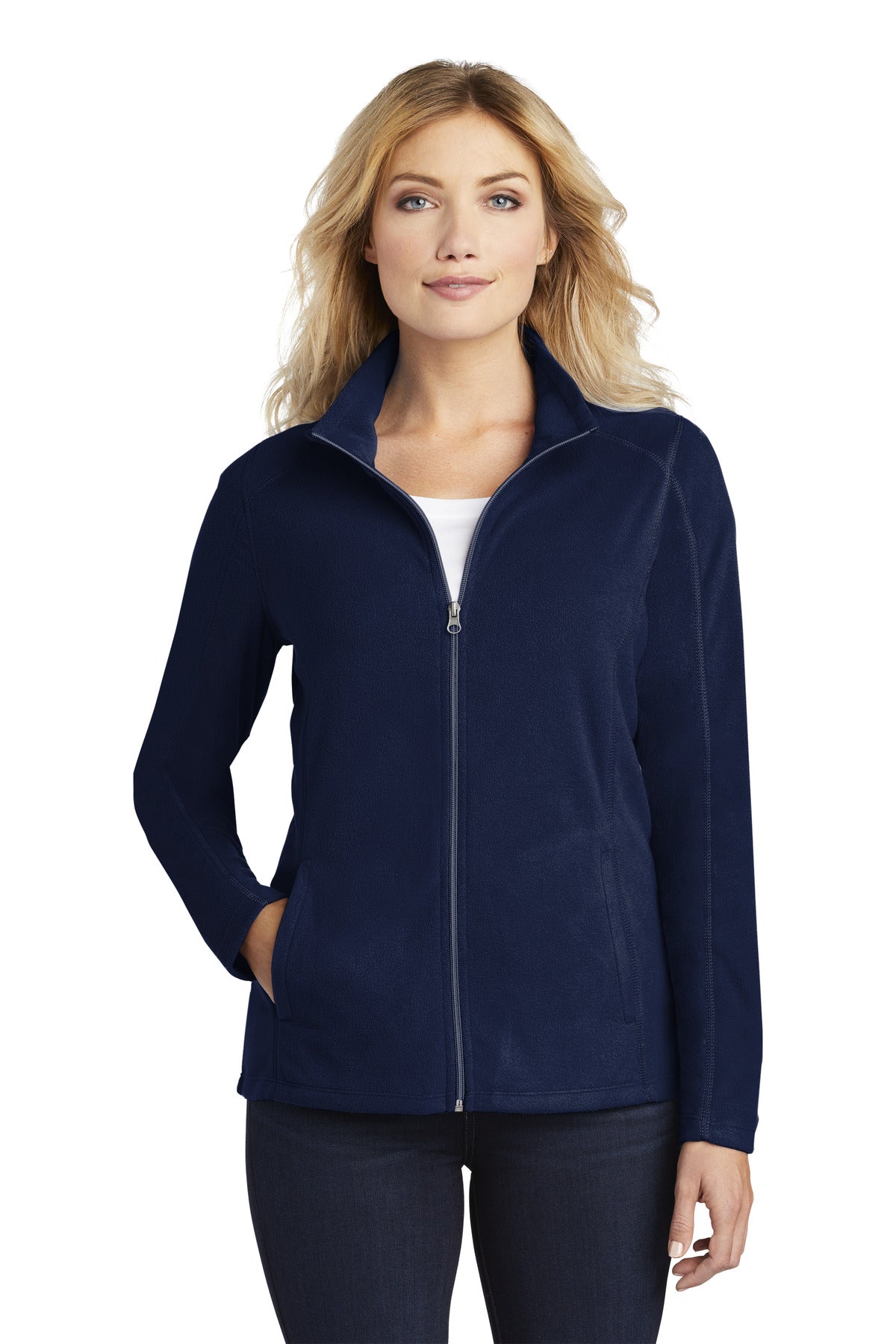 Port Authority® Ladies Microfleece Jacket. L223