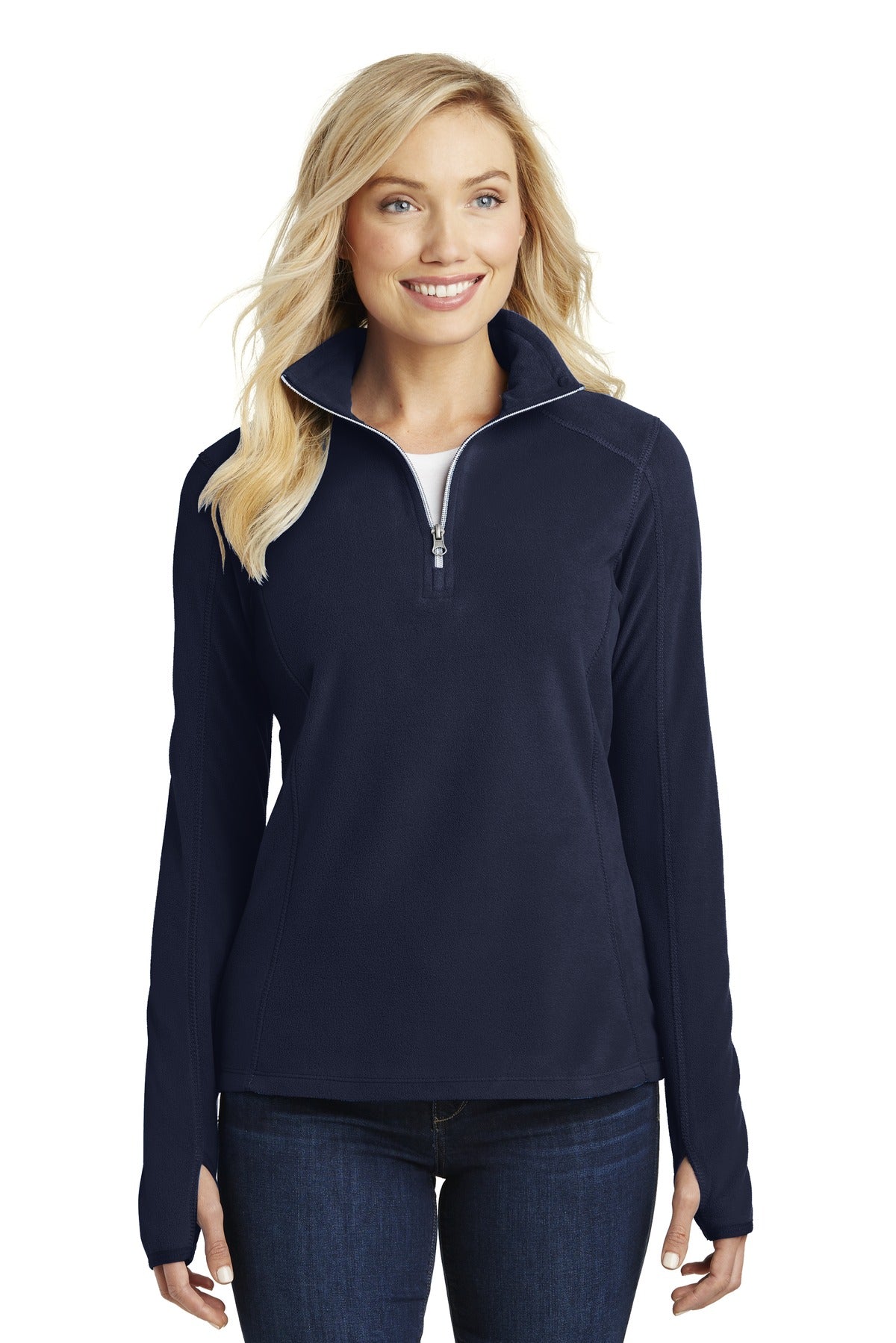 Port Authority® Ladies Microfleece 1/2-Zip Pullover. L224