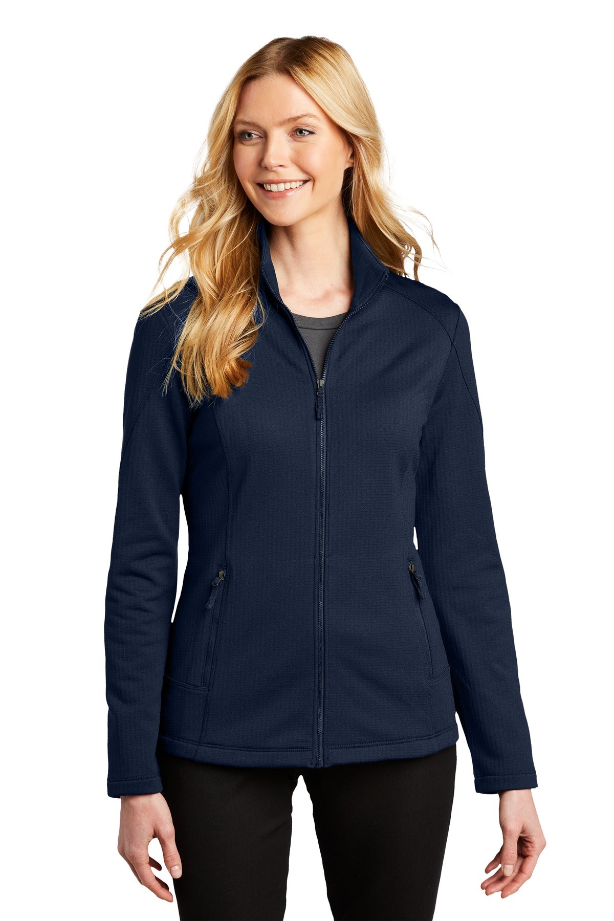 Port Authority ® Ladies Grid Fleece Jacket. L239