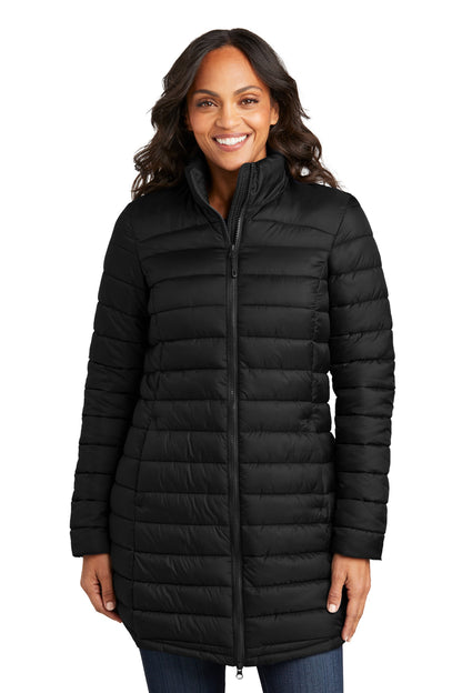 Port Authority® Ladies Horizon Puffy Long Jacket L365