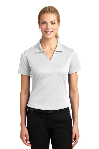 Sport-Tek® Ladies Dri-Mesh® V-Neck Polo.  L469