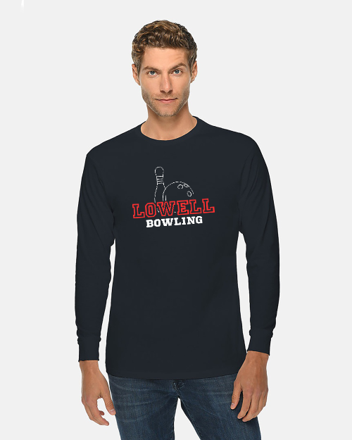 Lowell Red Arrow Bowling Premium Long Sleeve Tee