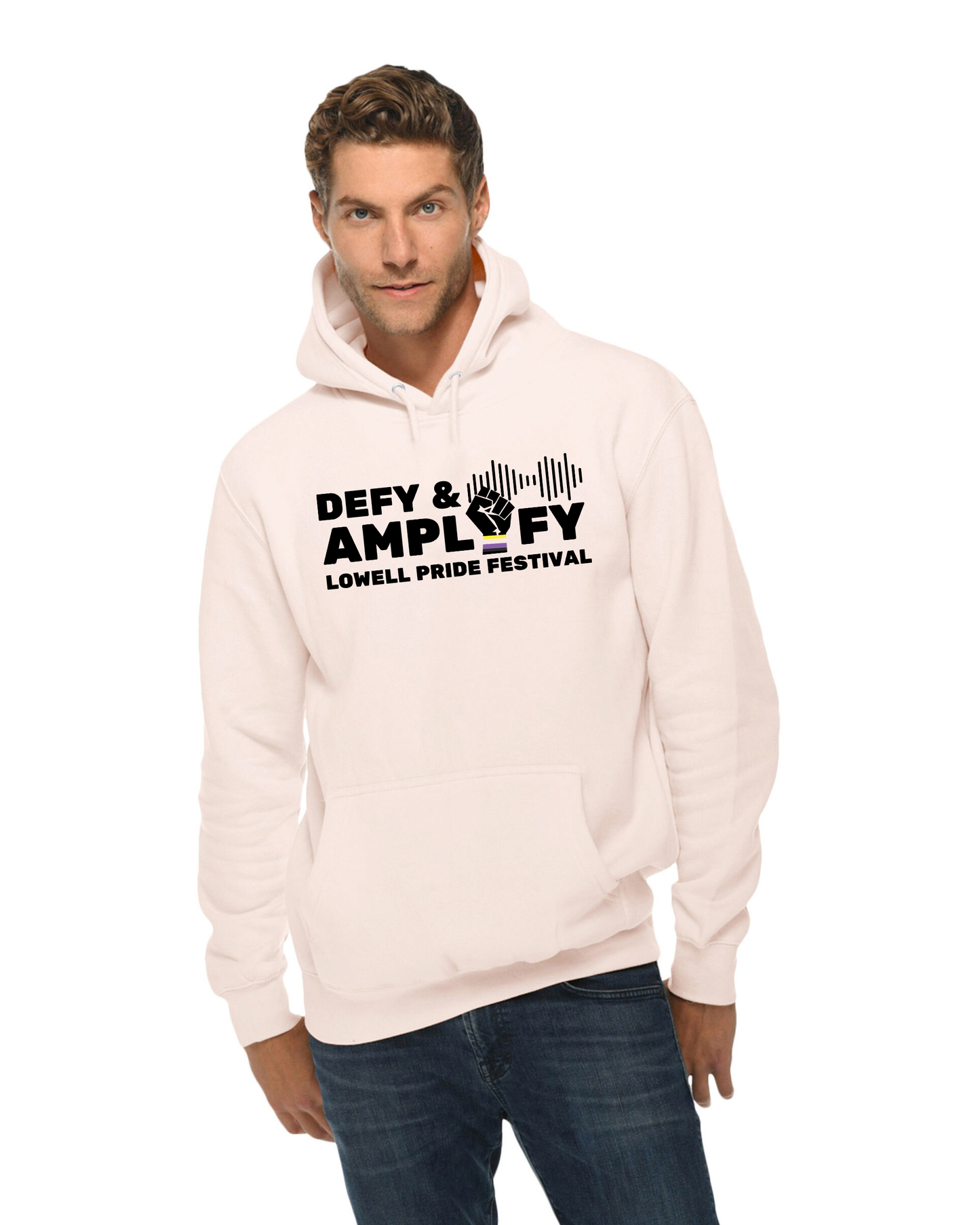 Nonbinary Pride - Lowell Pride Hoodie