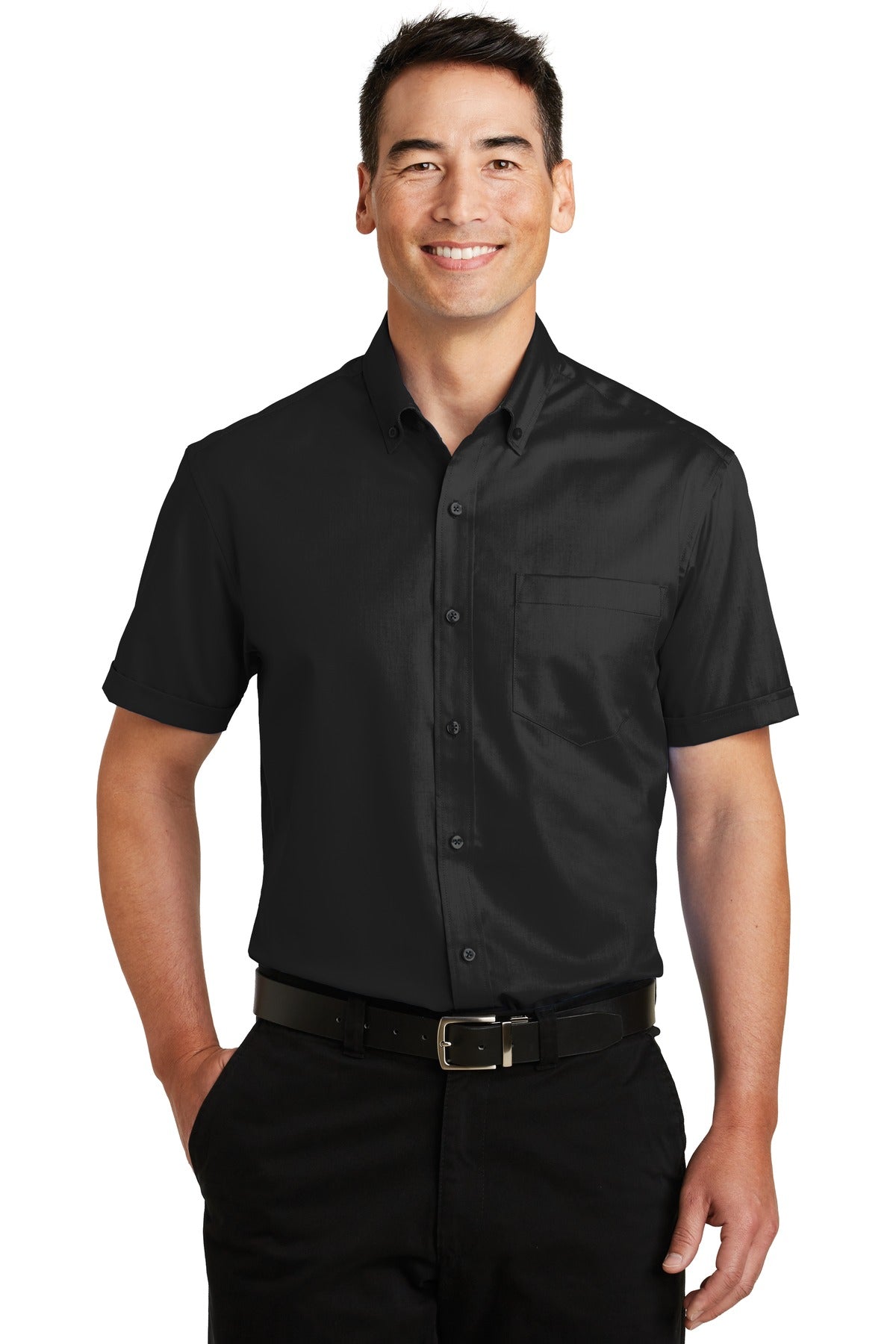 Port Authority ®  Short Sleeve SuperPro ™  Twill Shirt. S664