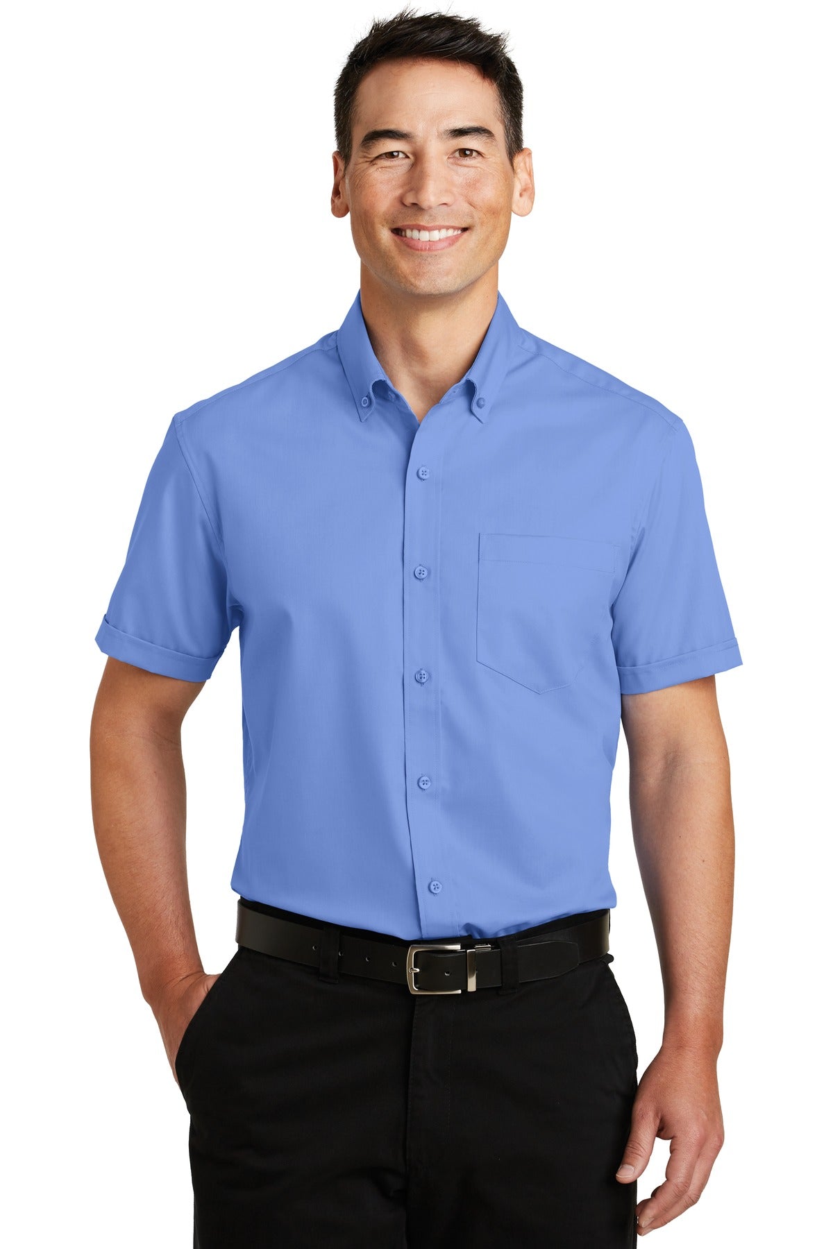 Port Authority ®  Short Sleeve SuperPro ™  Twill Shirt. S664