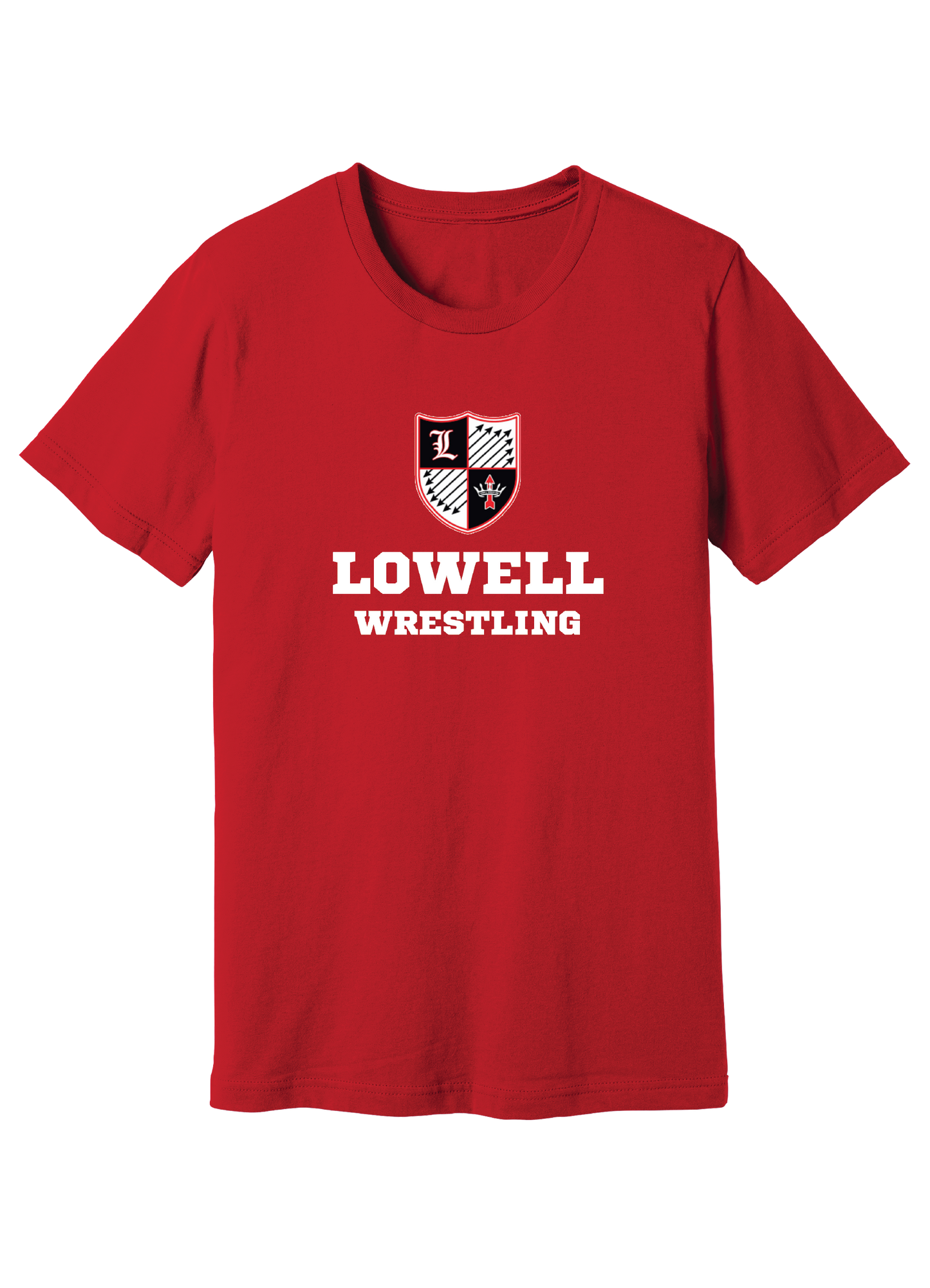 Lowell Red Arrows Wrestling 10 T-Shirt