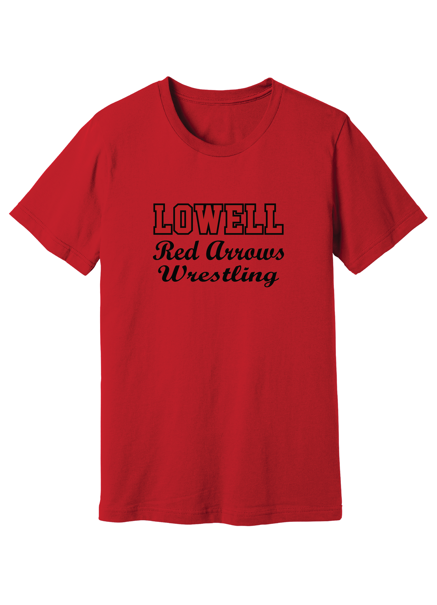 Lowell Red Arrow Wrestling 2 T-Shirt