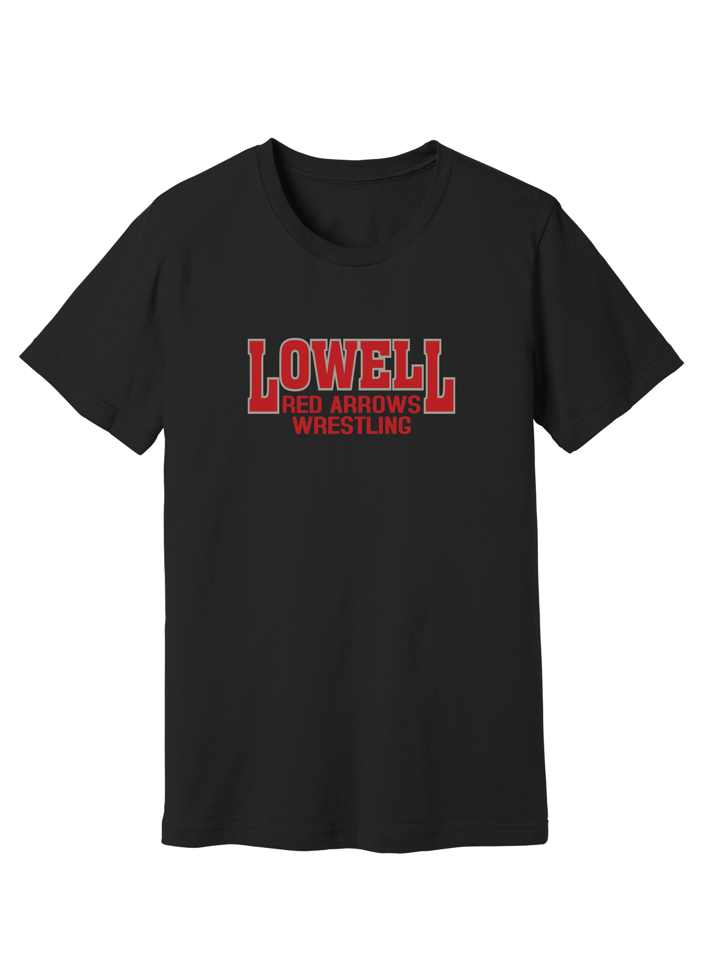 Lowell Red Arrow Wrestling 4 T-Shirt
