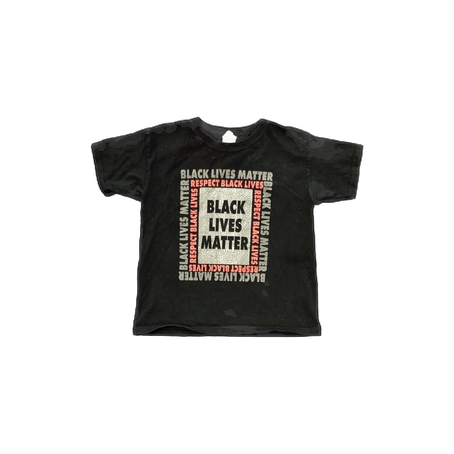 Youth Black Lives Matter T-Shirt Color Black Size L